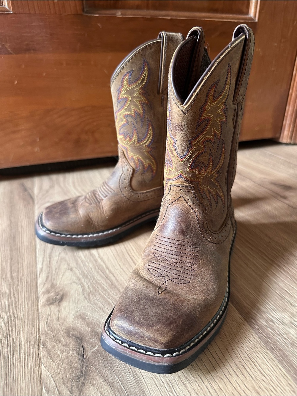 JUSTIN BRAND CATTLEMAN KIDS WESTERN BOOTS